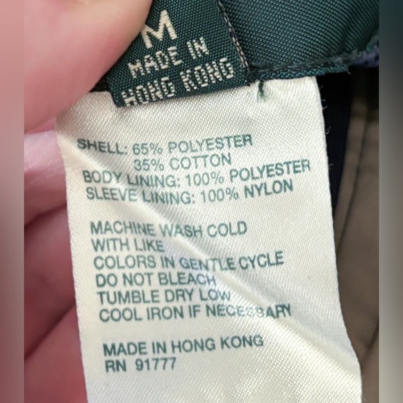 Vintage Mens Rockport Forest Green Full Zip Jacket Size Medium Gorpcore Workwear - Picture 3 of 4